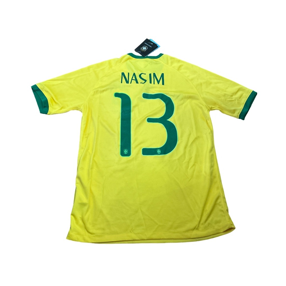 NWT Nike dri fit Brazilian Football Confederation (CBF) Soccer Jersey - size S - Picture 2 of 4